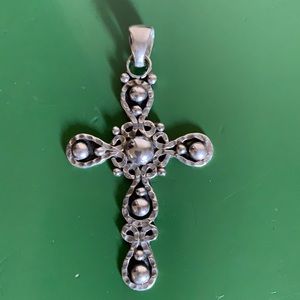 Sterling Silver Croas Pendant
